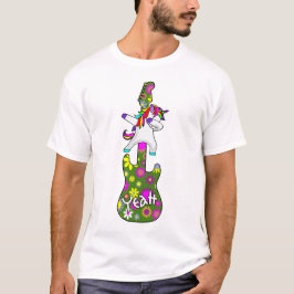 Camiseta Dabbing Rainbow Unicorn - Violão Sim
