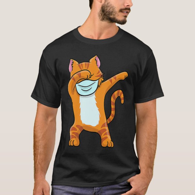 Camiseta Dabbing Red Cat T  Boys Funny Red Cat Dab (Frente)