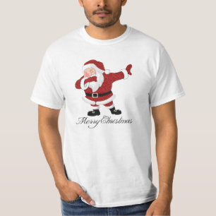 Camiseta Dabbing Red Santa Claus   Feriado divertido Humor 