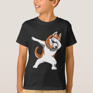 Camiseta Dabbing Rouco Cachorros Pups Dança Engraçada