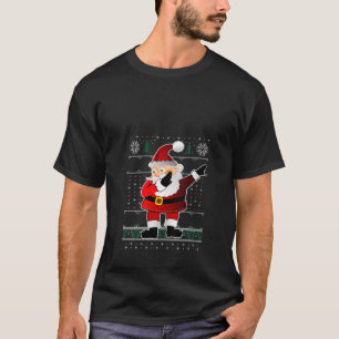 Camiseta Dabbing Santa Claus Ugly Christmas Sweet Costume