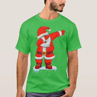 Camiseta Dabbing Santa Claus Xmas Dab Dance Árvore de Natal