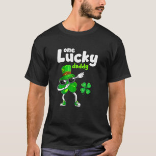 Camiseta Dabbing Shamrocks One Lucky Daddy Matching Family