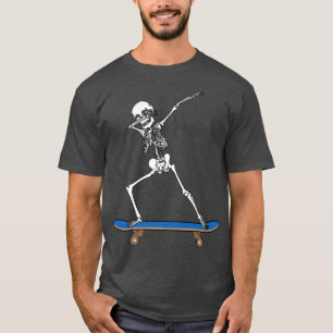 Camiseta Dabbing Skeleton Skater Grandson Namorado Son Ska