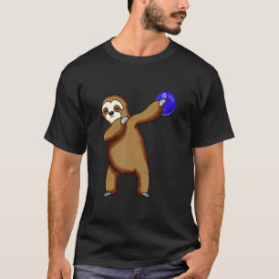Camiseta Dabbing Sloth B0wling B0wling Sloth Kids