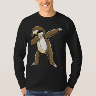 Camiseta Dabbing Sloth Funny Lpreguiçoso Dab