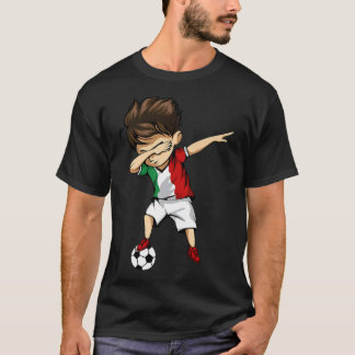 Camiseta Dabbing Soccer Boy Itália Jersey Powe