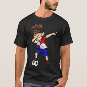 Camiseta Dabbing Soccer Boy Panamá Jersey Futebol do Panamá