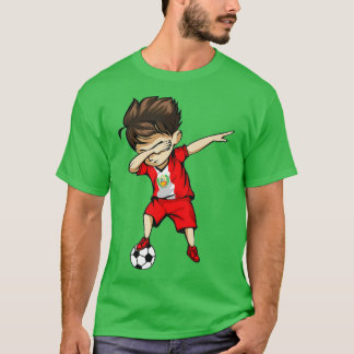 Camiseta Dabbing Soccer Boy Peru Jersey - Pegada Peruana