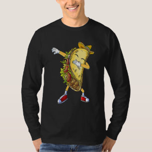 Camiseta Dabbing Taco Cinco De Mayo Boys Men Comida Mexican
