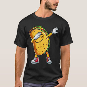 Camiseta Dabbing Taco Cinco De Mayo Engraçado Comidas mexic