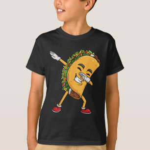 Camiseta Dabbing Taco Cinco De Mayo Engraçados Mexicanos Da