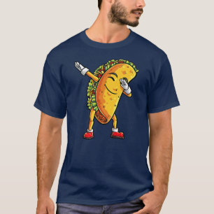 Camiseta Dabbing Taco Cinco De Mayo Funny Boys Men Mexicano