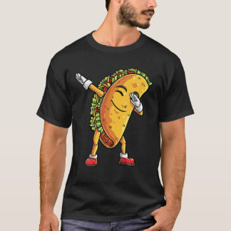 Camiseta Dabbing Taco Cinco De Mayo Funny Boys Men Mexicano