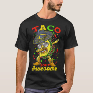 Camiseta Dabbing Taco Cinco De Mayo Meninos Homens Comida M