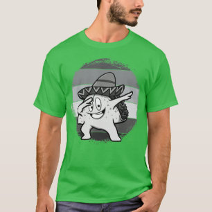 Camiseta Dabbing Taco Funny Mexicano For Men Cinco De Mulhe