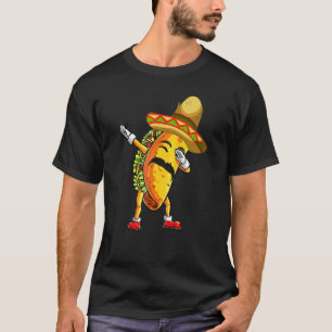 Camiseta Dabbing Taco Poncho Sombrero Cinco De Mayo Fiesta