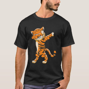 Camiseta Dabbing Tiger Zoo Safari Amante de os animais Zook