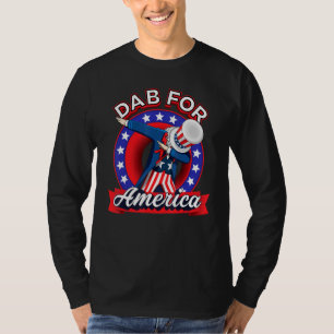 Camiseta Dabbing Tio Sam 4 De Julho Homens Mulheres Tomam P