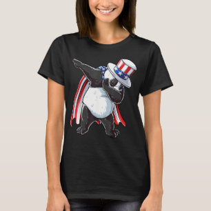 Camiseta Dabbing Tio Sam Panda 4 De Julho Meninos Win