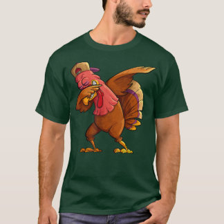 Camiseta Dabbing Turkey - Ação de Graças