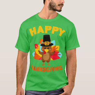 Camiseta Dabbing Turkey Feliz Dia de Ação de Graças dá à fa