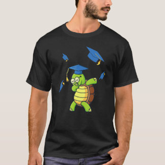 Camiseta Dabbing Turtle Graduation Student Graduated
