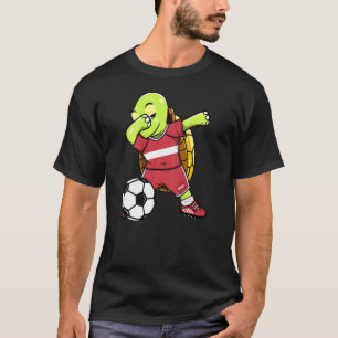 Camiseta Dabbing Turtle Latvia Soccer Fans Jersey Letão F