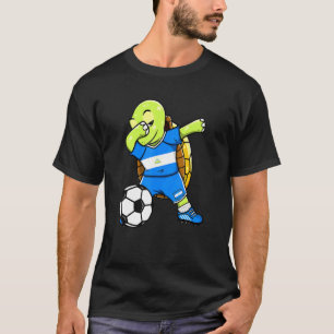 Camiseta Dabbing Turtle Nicarágua Soccer Fans Jersey Flag F