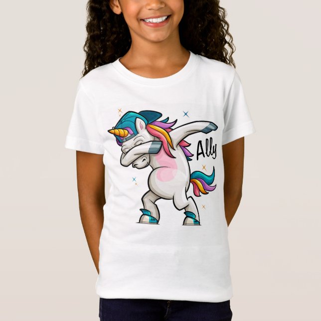 Camiseta Dabbing Unicorn (Frente)