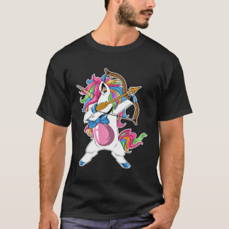 Camiseta Dabbing Unicorn Archer Adc Funny Archery Seta Arco