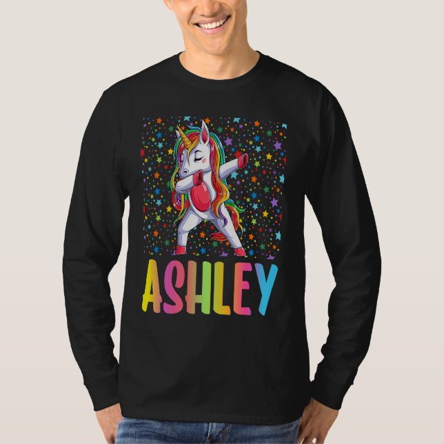Camiseta Dabbing Unicorn Ashley (Frente)