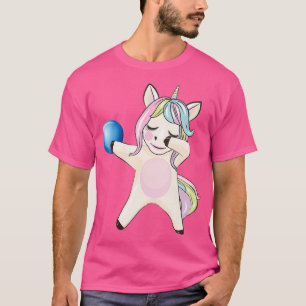 Camiseta Dabbing Unicorn Boliche Who Love T