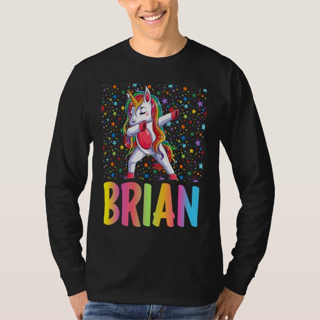 Camiseta Dabbing Unicorn Brian (Frente)