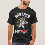 Camiseta Dabbing Unicorn Brother of the Birthday Girl for B<br><div class="desc">Dabbing Unicorn Brother of the Birthday Girl for Boys</div>