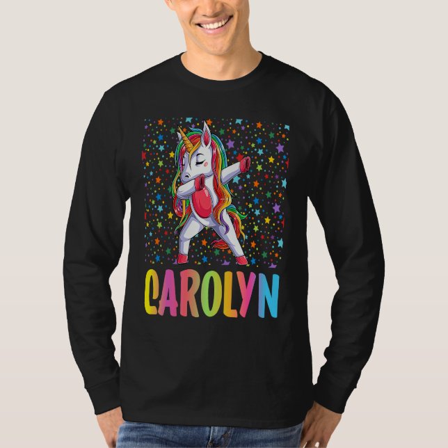 Camiseta Dabbing Unicorn Carolyn (Frente)