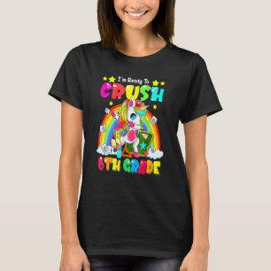 Camiseta Dabbing Unicorn Crush 6 De Volta À Escola Rai