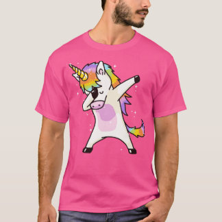 Camiseta Dabbing Unicorn Dab Hop Hop Engraçado Magia