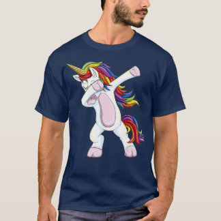 Camiseta Dabbing Unicorn - Engraçado Unicorn Dab Gift