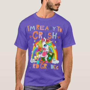 Camiseta Dabbing Unicorn Estou pronto para esmagar o 3º ano