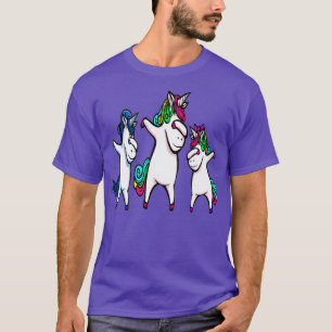 Camiseta Dabbing Unicorn Family