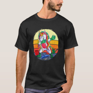 Camiseta Dabbing Unicorn Gardening Vintage Cute Girls Appar