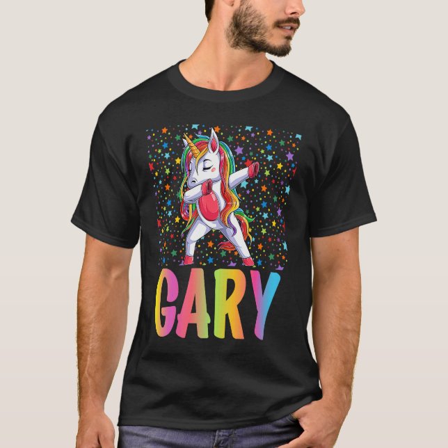 Camiseta Dabbing Unicorn Gary (Frente)