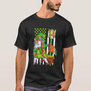 Camiseta Dabbing Unicorn Leprechaun Dia de São Patrício i