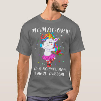 Camiseta dabbing unicorn mamacorn mama unicorn Motherx27s D