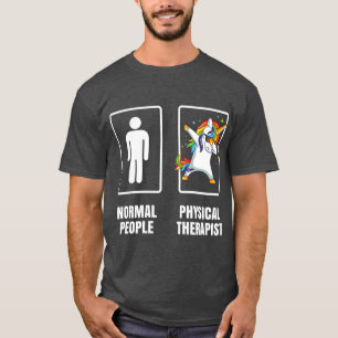 Camiseta Dabbing Unicorn Physical Therapist PT Therapy