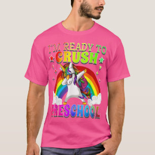 Camiseta Dabbing Unicorn Rainbow Eu estou pronto para esmag