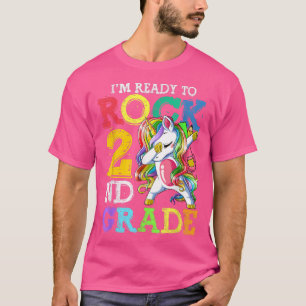 Camiseta Dabbing Unicorn Ready To Rock 1rua Grade School Fu