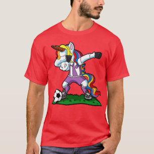 Camiseta Dabbing Unicorn Soccer