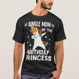 Camiseta Dabbing Unicorn Solteiro Mãe Dos Príncipes de An